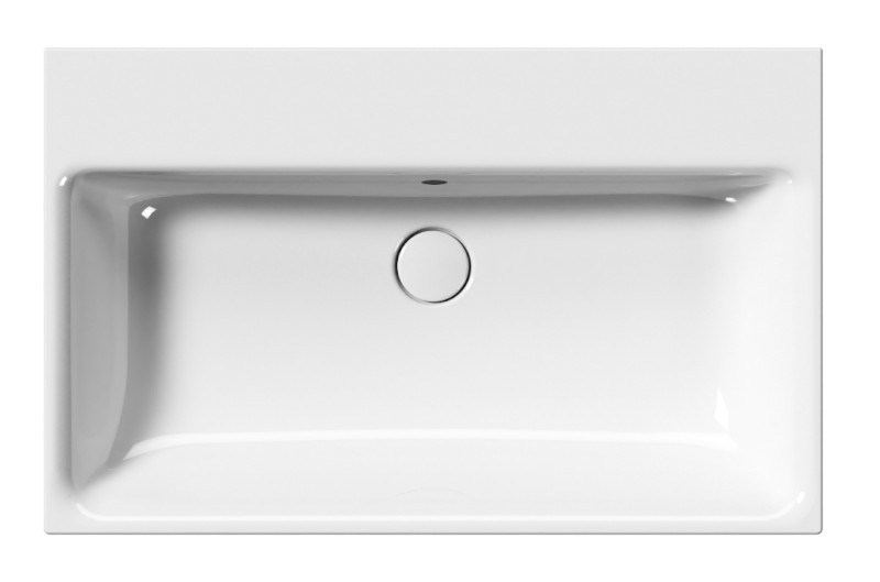 NUBES keramické umyvadlo 80x50cm, bez otvoru, bílá ExtraGlaze 9622011