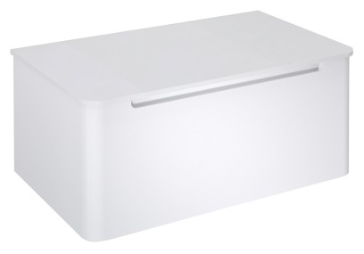 KERALA umyvadlová skříňka 80x35x47,5cm, 1x zásuvka, bílá lesk KR080-3030