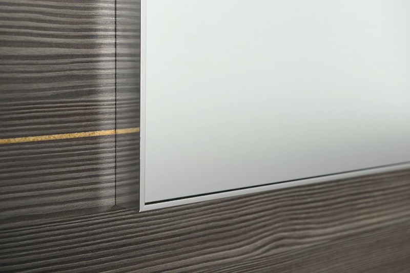 AROWANA zrcadlo v rámu 100x50cm, chrom AW1050