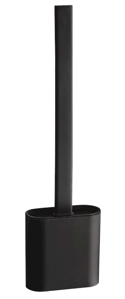 SANA WC silikonová štětka závěsná/na postavení, černá mat BS010B