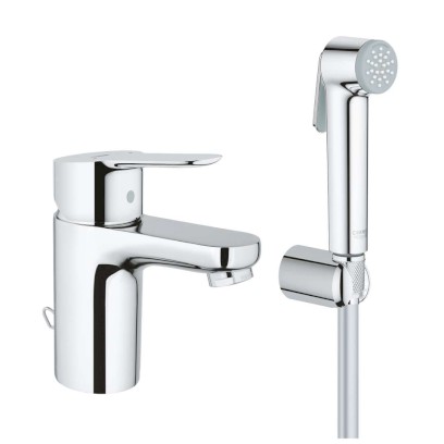 BauEdge Umyvadlová baterie s bidetovou sprškou, chrom GROHE 23757000