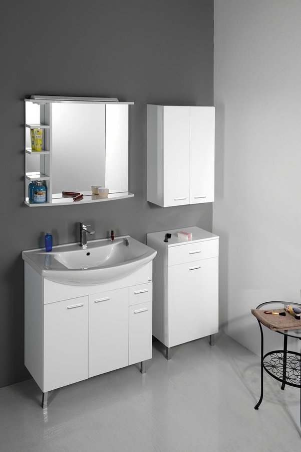 ZOJA umyvadlová skříňka 82,8x74x34,3cm, bílá 51083A