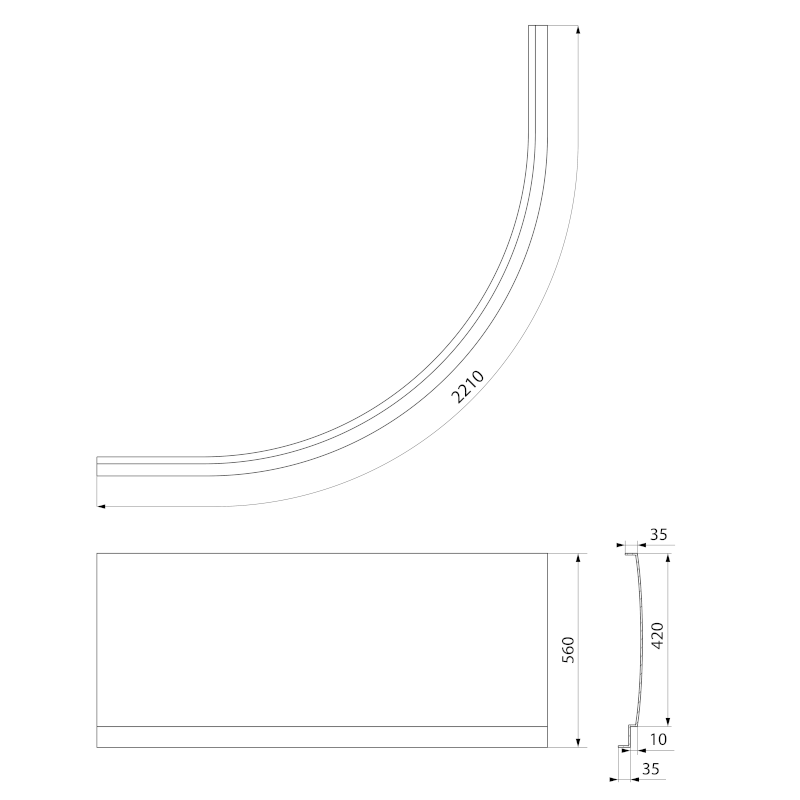 SIRIUS panel čelní 49312
