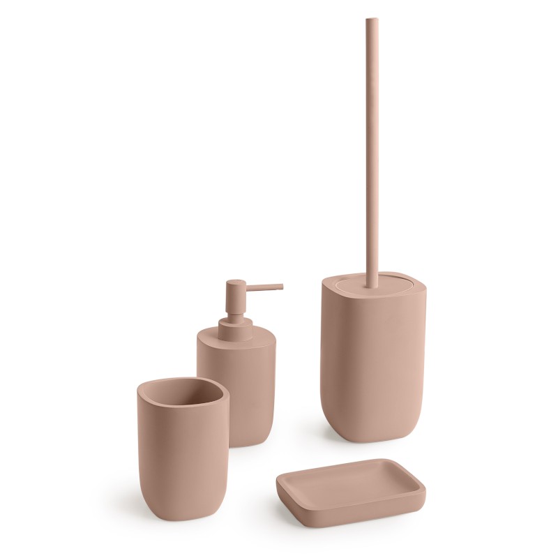 YLENIA WC štětka na postavení, růžová YL3310