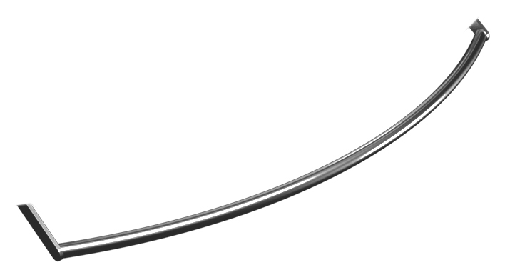 PURA čelní držák ručníků 62cm, chrom PAPR62