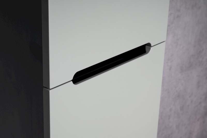 KERALA skříňka vysoká 38x143x32cm, 2x dvířka, levá/pravá, bílá lesk KR350-3030