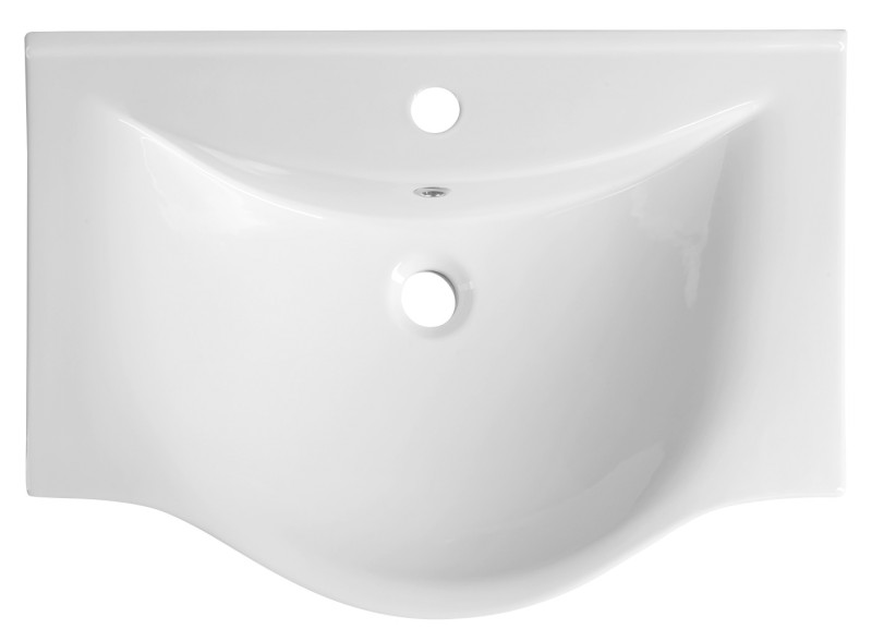 ZARA 65 keramické umyvadlo nábytkové 64,5x46cm, bílá 10065