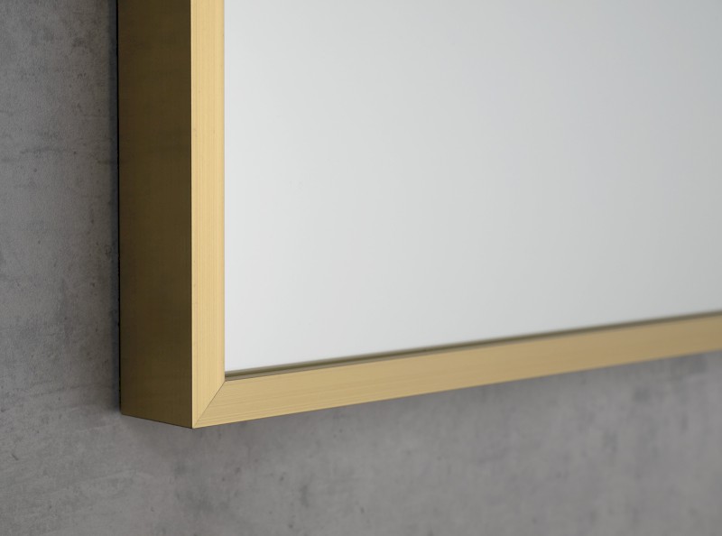 NOTION SLIM zrcadlo v rámu 60x80cm, zlato mat NT860G