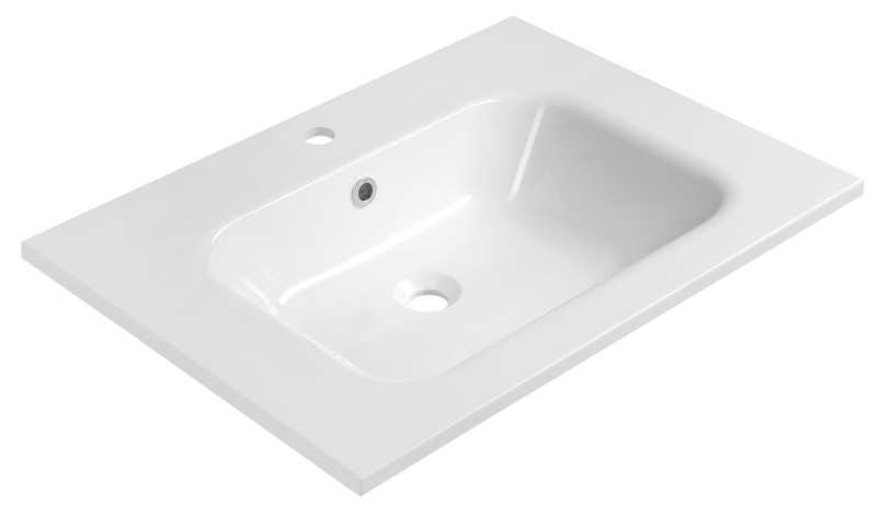 ARECA umyvadlo, litý mramor, 71x51,5cm, bílá AC071