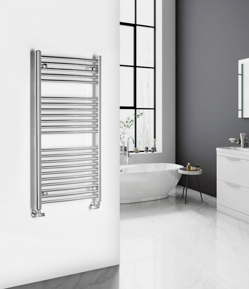 ALYA otopné těleso oblé 600x1110mm, chrom LLC202