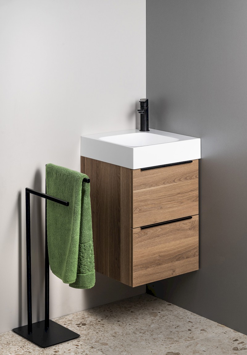 EMONA umyvadlová skříňka 39,4x55x39cm, borovice rustik EM040-1616