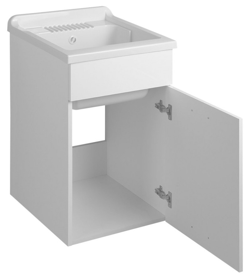 Výlevka na skříňku 45x50cm, plast bílá PI4550