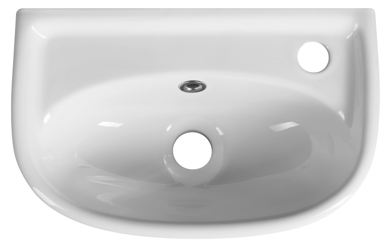 Keramické umývátko 40x25cm, bílá 4000