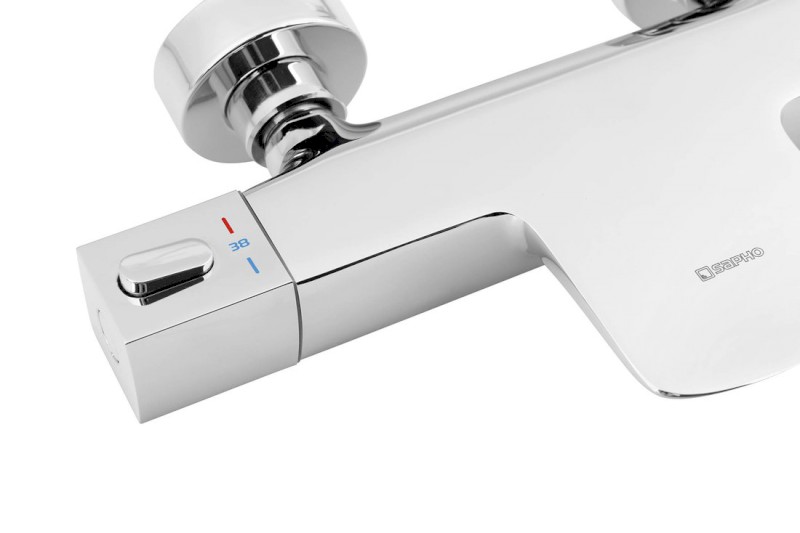 MIXONA nástěnná vanová termostatická baterie, chrom MG410