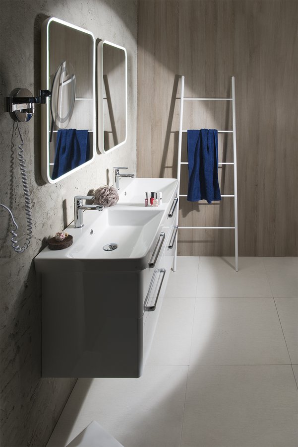 SEGA sušák ručníků na opření 550x1700x70mm, bílá mat SE101