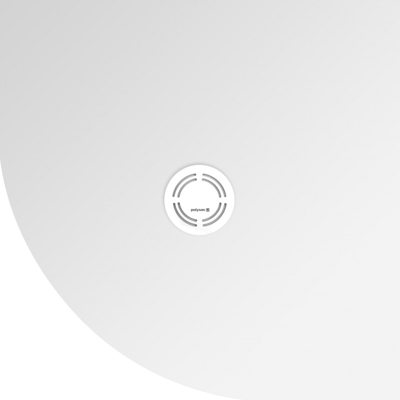 FLEXIA vanička z litého mramoru čtvrtkruh, s možností úpravy rozměru, 80x80cm, R550 91171