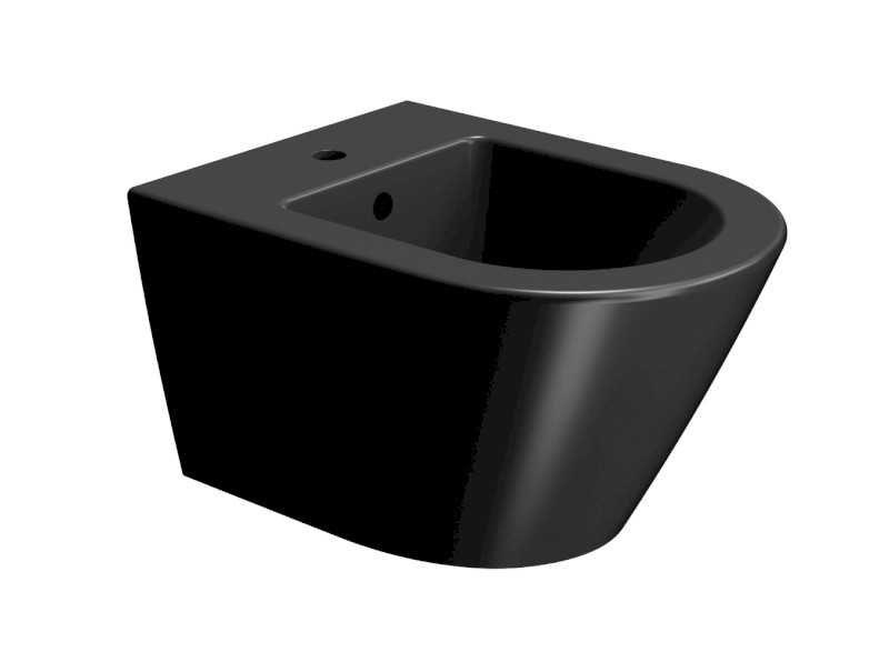 KUBE X bidet závěsný 36x50cm, černá mat 9464126