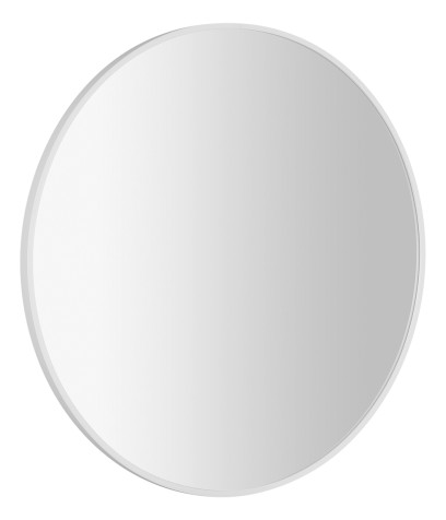 NOTION SLIM kulaté zrcadlo v rámu ø 70cm, bílá mat NT700W