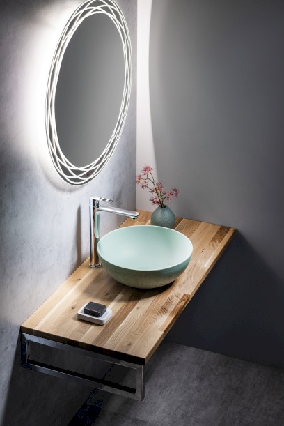 WOODY deska 1100x28x500mm, masiv přírodní dub WD110-70