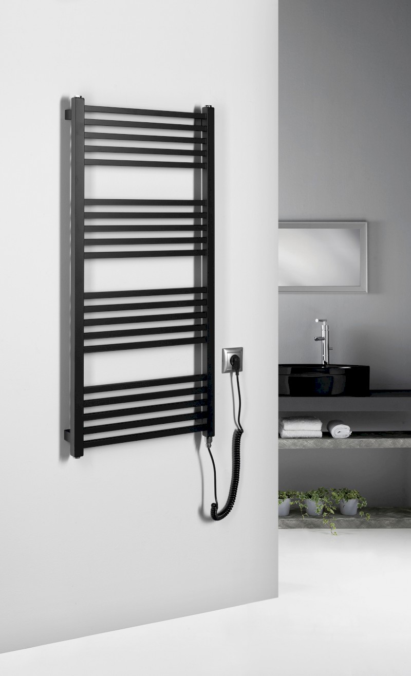 METRO-E elektrické otopné těleso rovné 500x1060 mm, 400 W, černá mat ME410B