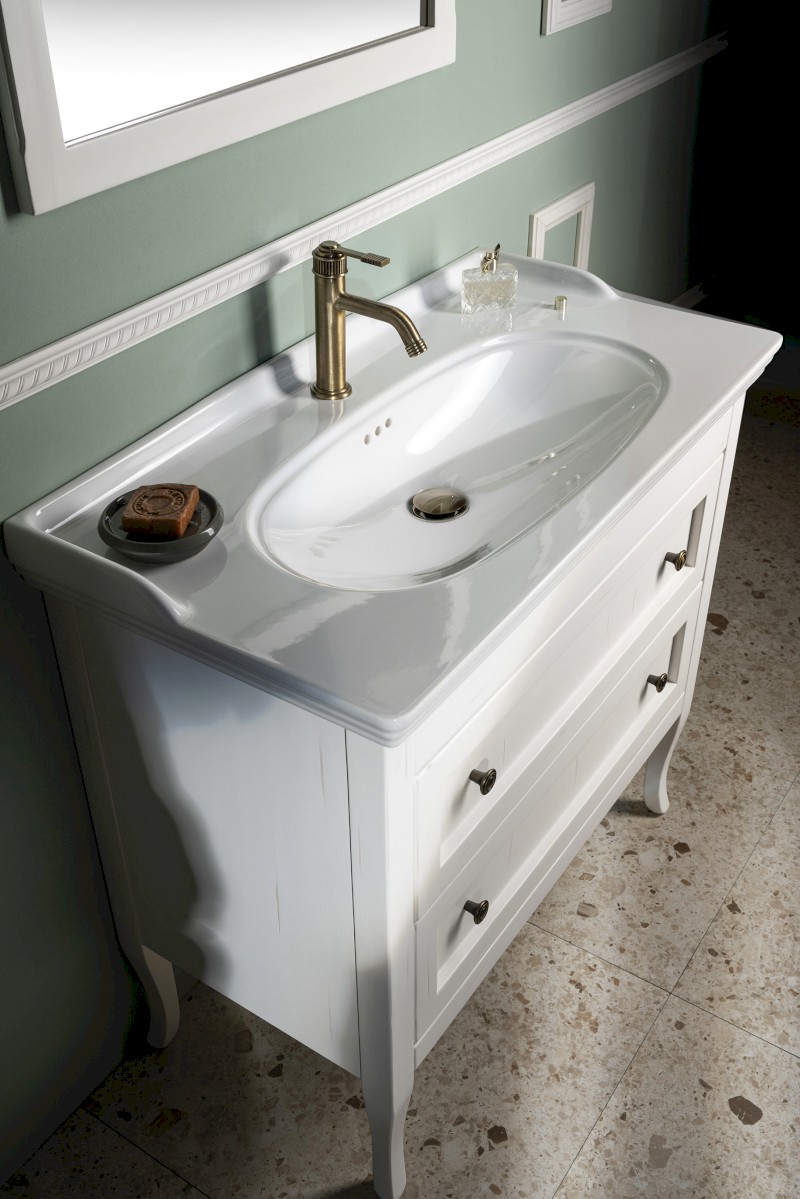 VERSI stojánková umyvadlová baterie, bronz RV002/18