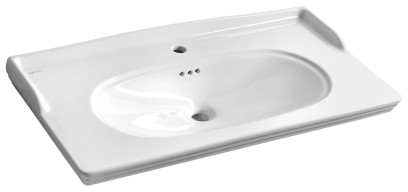 STELLA keramické umyvadlo 90x46,5cm, bílá 10ST50090