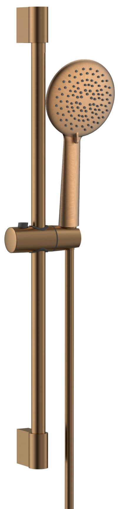 Sprchová souprava, posuvný držák 708mm, měď mat SC715PG