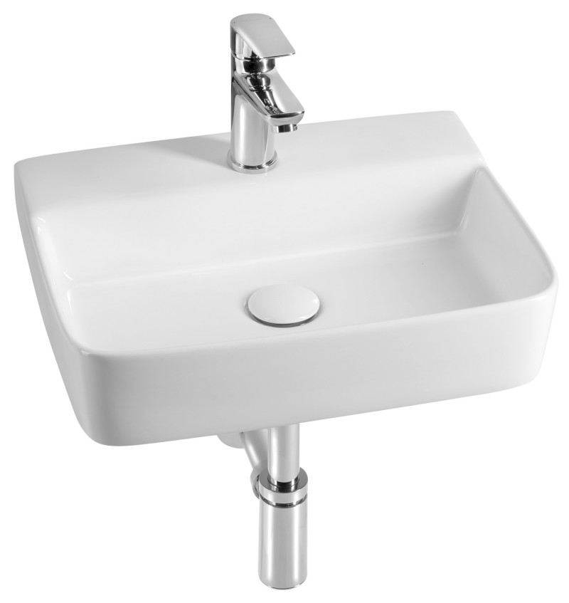 CRISTY keramické umyvadlo 45x34cm, bílá NP381