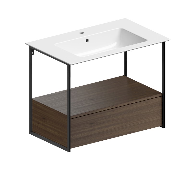 PURA keramické umyvadlo Slim 82x46cm, creta mat 8885108