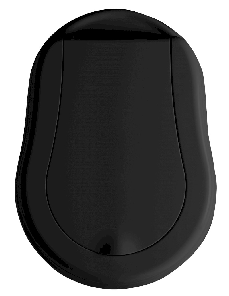 RETRO WC mísa stojící, 38,5x59cm, spodní odpad, černá mat 101031