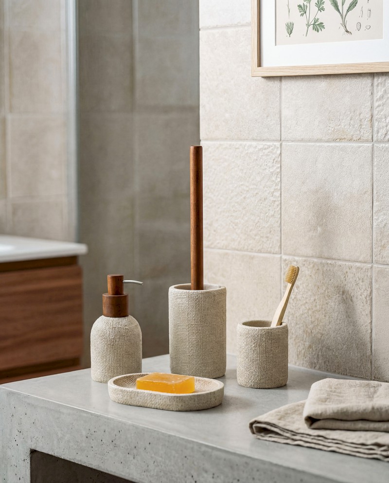 CRAFT dávkovač mýdla na postavení, acacia/béžová 8566