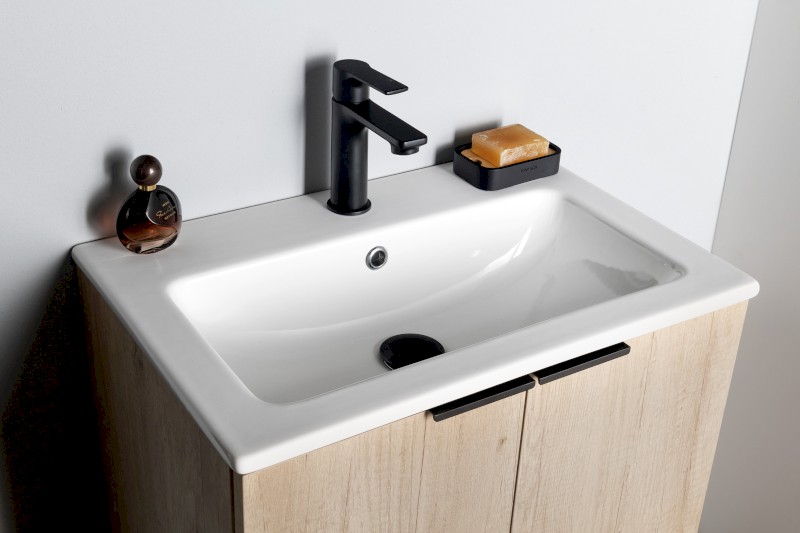 PAX stojánková umyvadlová baterie, černá mat XA02/15