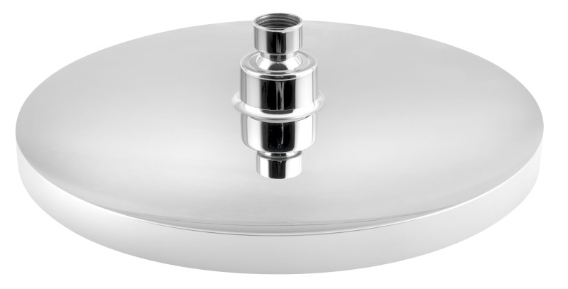 Hlavová sprcha, průměr 255mm, silikon trysky, ABS/chrom/bílá SK151