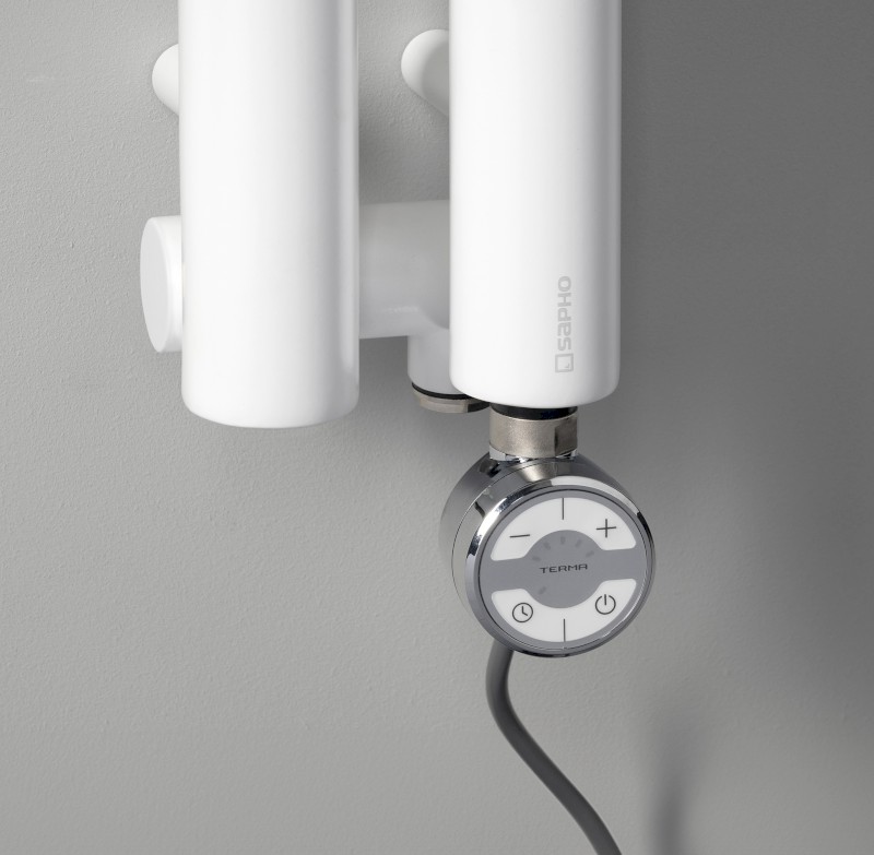 MOA topná tyč s termostatem, 600 W, chrom MOA-C-600