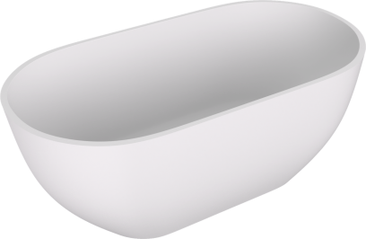 REDUTA volně stojící vana litý mramor 171x81x58cm, bílá mat 71842MAT