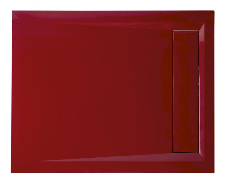 VARESA sprchová vanička z litého mramoru se záklopem, obdélník 110x90cm, bílá 72938