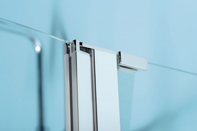 ZOOM čtvrtkruhová sprchová zástěna 900x900mm, čiré sklo, levá ZL2615L