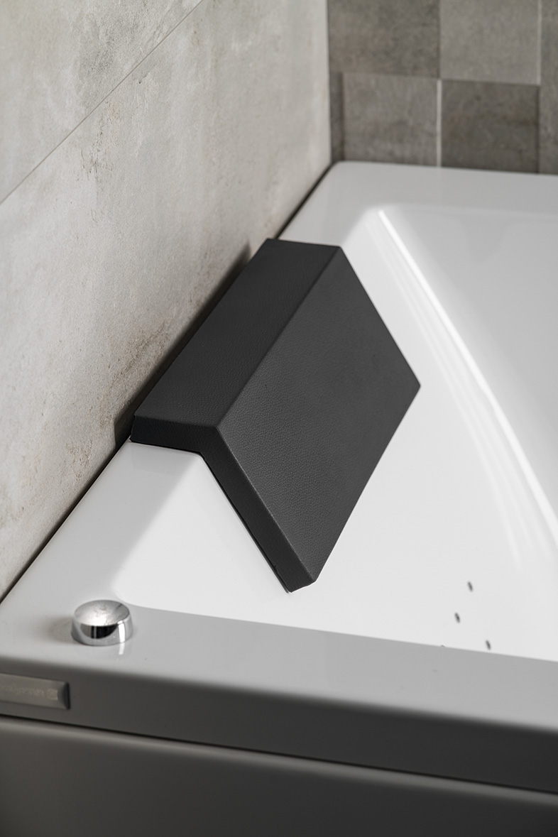 BRENTO podhlavník do vany, antracit 250501