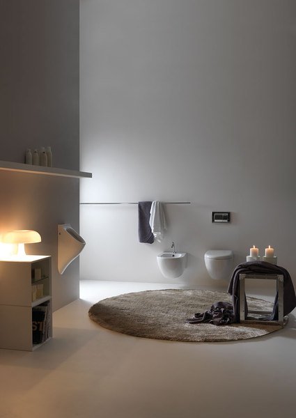 AQUATECH urinál se zakrytým přívodem vody 21x53,5 cm, včetně sifonu, bílá 373501