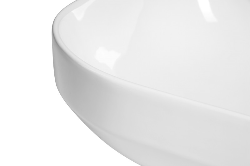 EVORA keramické umyvadlo na desku 50,5x37cm, bílá AR429