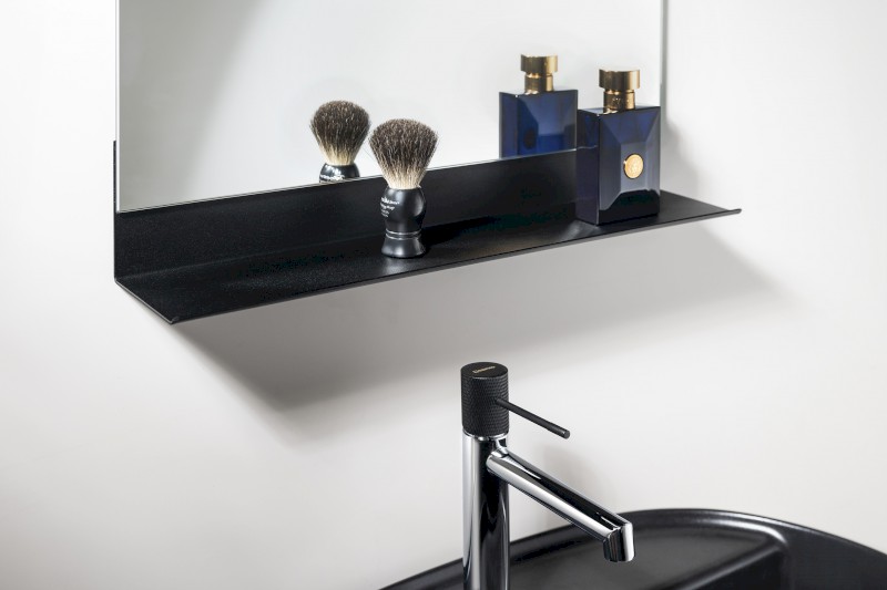 Police 498x95x95mm, černá mat 33217