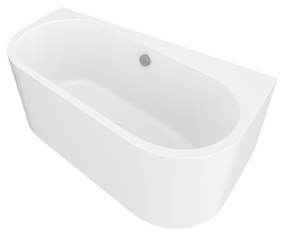 ASTRA WDR MONOLITH nástěnná stojící vana 160x85x60cm, bílá 31611MDR