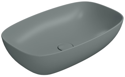 NUBES keramické umyvadlo na desku 60x38cm, agave mat 978304