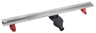 SLIM SPRING nerezový podlahový žlab s roštem, L.250-1200, DN50 SV120