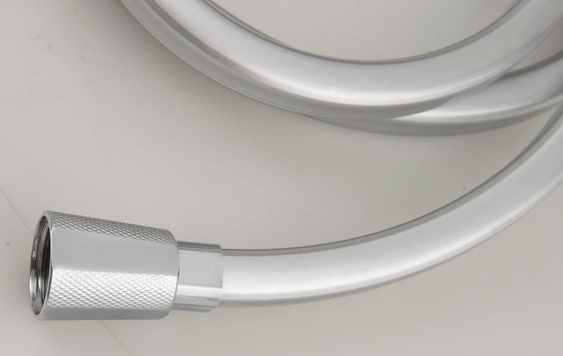 QUADROFLEX plastová sprchová hadice hranatá, 150cm, stříbrná/chrom 1208-13