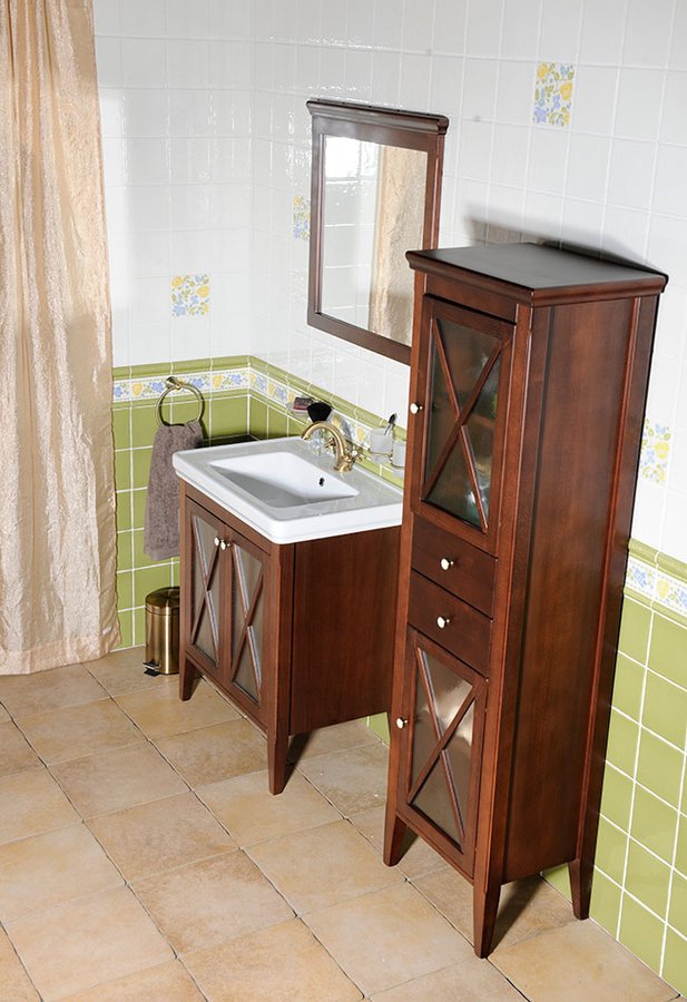 CROSS umyvadlová skříňka 55x81x43cm, buk CR360