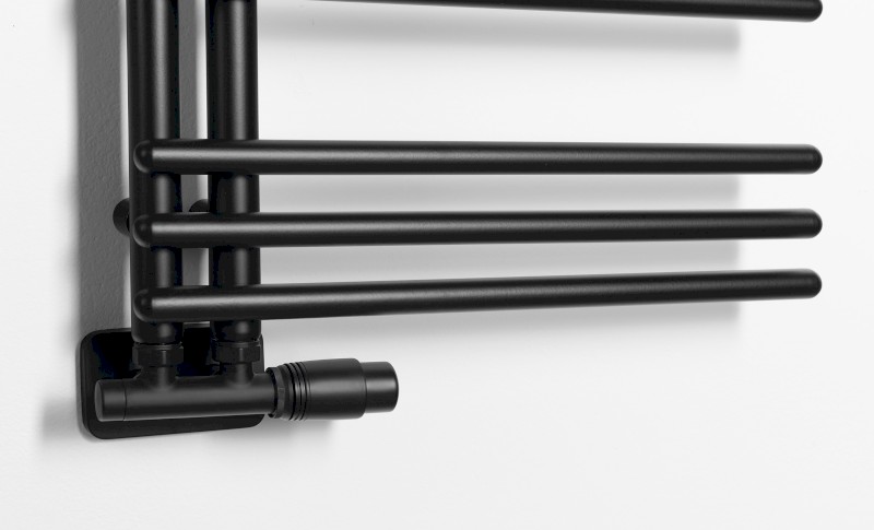 POSEIDON otopné těleso 450x1140mm, černá mat PS411B