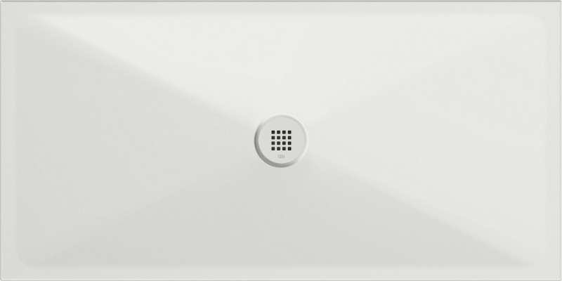 Keramická sprchová vanička, obdélník 140x70x2cm, bílá mat 46140709