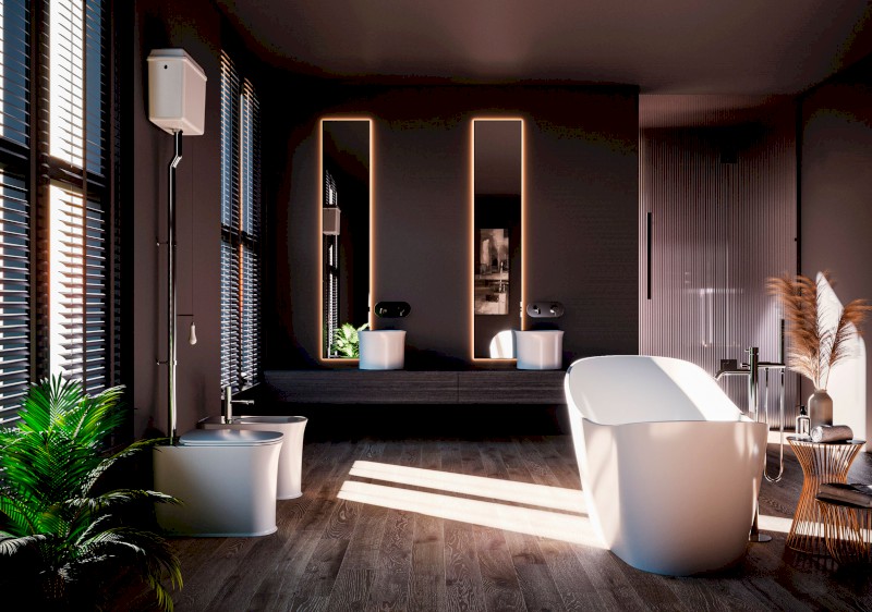 THE NEW YORKER bidet stojící 36,5x60cm, bílá 562001