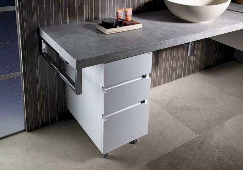 AVICE deska pod umyvadlo 250x50cm, tl.5cm, cement AV257